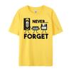 Never Forget Nostalgia Audio Video Devices Unisexs Korean Fashion Cotton Comfort Unisex Clothes Tshirts Printed