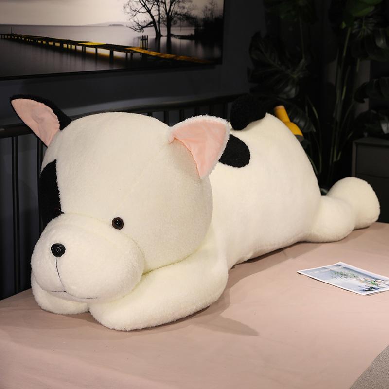 

90/110 см Милая плюшевая игрушка «Корова» из мультфильма, плюшевая игрушка «Крупный рогатый скот», подушка для сна для девочек, подарки на день рождения 90cm