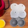 Ice Ball Maker Mold Ice Maker 4 Cavity Silicone Kitchen Sphere Ball Mold Easy Release For Whisky Cocktails Coffee Water