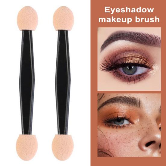 30/50/100/150/200Pcs Disposable Eyeshadow Brush Dual Side Sponge Applicator Portable Travel Women Double Head Eye Makeup Tools