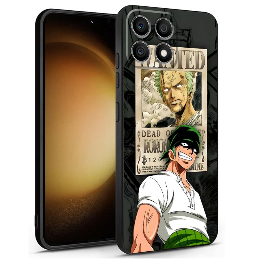 One Piece Cool ZORO Black Soft Phone Cover Case for Honor Magic5Lite X8 X7 X9a X6 200 400 Lite X5b 70 90 8X