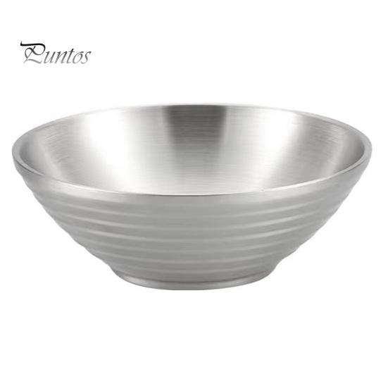 

Креативная миска для супа из нержавеющей стали в корейском стиле, золотистая, серебряная чаша для фруктового салата, однослойная домашняя посуда, кухонная утварь 22cm