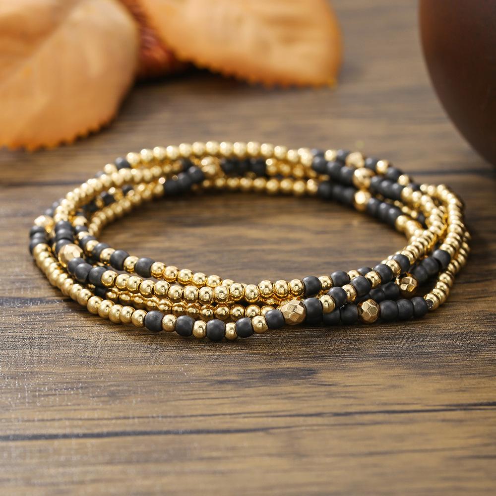 JYL TS Bracelet  Solar System Set Enhances Cosmic Wisdom & Luck ZJ13878 бледный серебристый