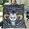 Dungeons Pattern Blanket Flannel Blanket Super Soft Fleece Throw Blankets Lightweight Warm Blanket for Bedroom Couch Sofa