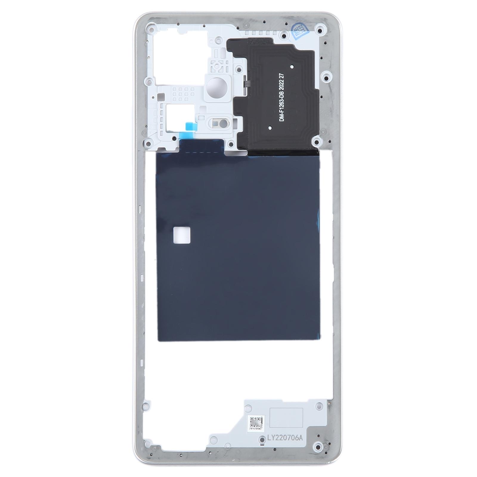 Middle Frame Bezel Plate For Xiaomi Redmi Note 12 Pro Plus серебряный
