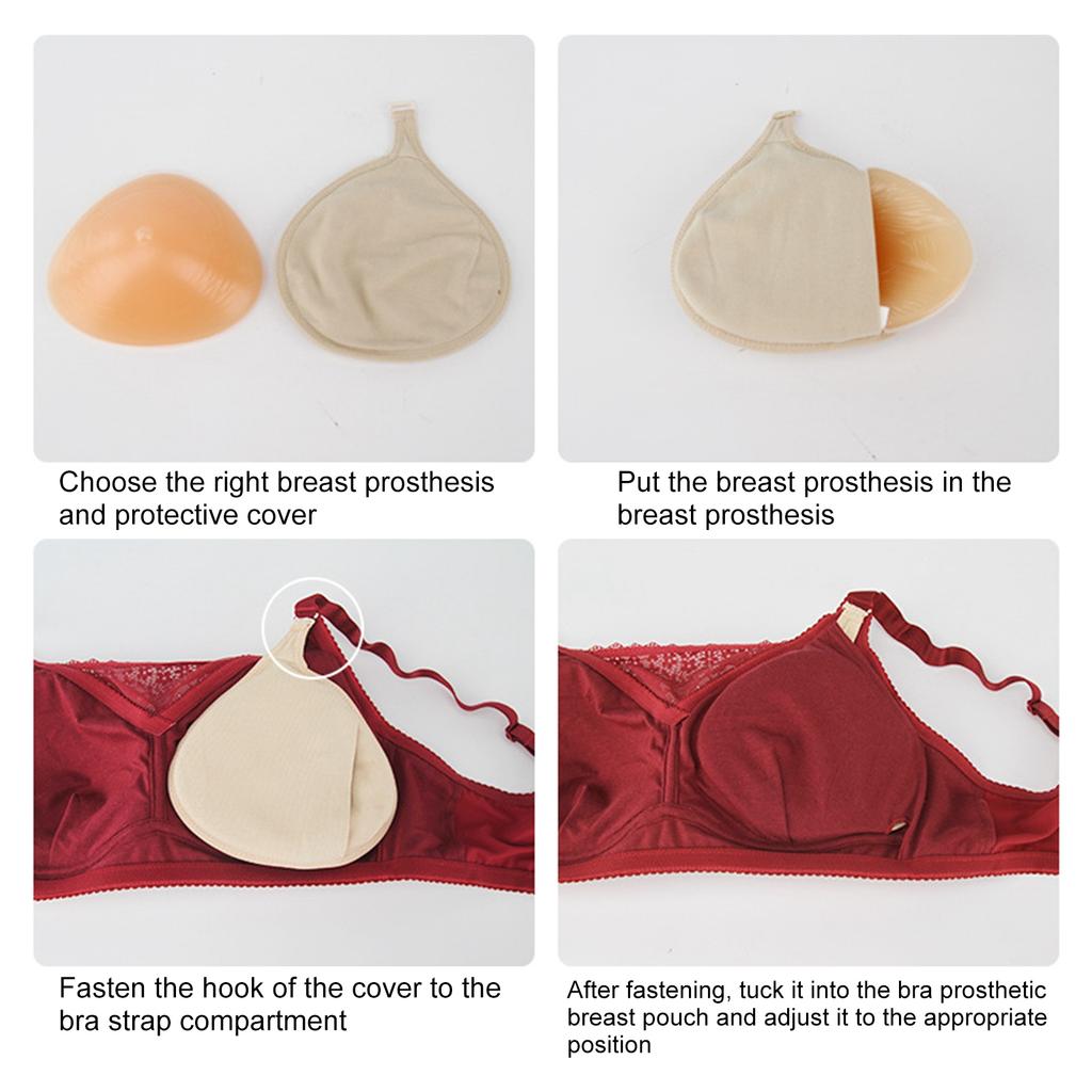 M Size Hook Bra Inserted Pad Portable Breathable Bra Inserted Pad Cotton Cover Sleeve