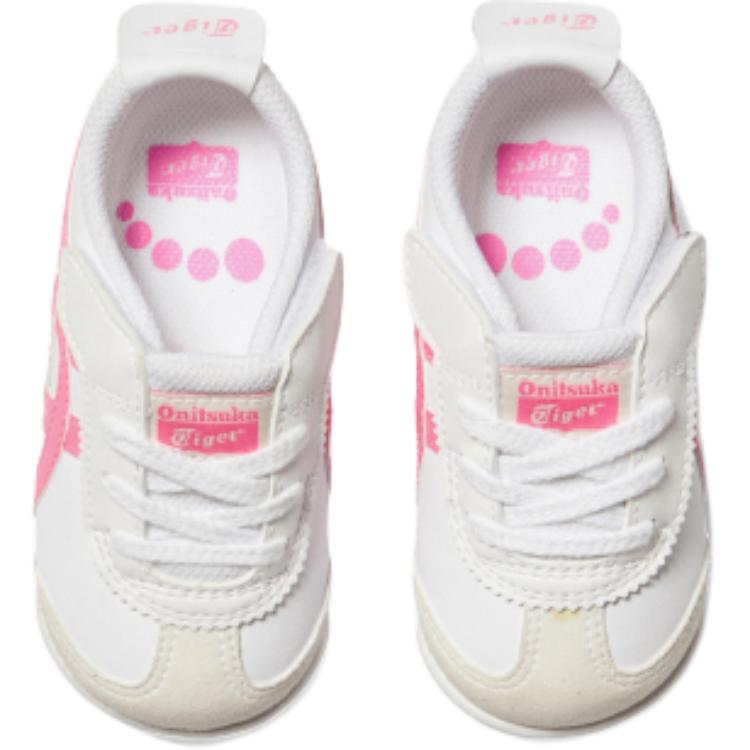 ONITSUKA TIGER Mexico 66 Kids Comfortable Versatile Fashion Low-Top Walking Shoes Baby Sneaker Pink White 1184A074-120