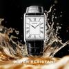 Parallel Import SEIKO Essentials SWR049 Wristwatch Mens Womens Reverse Analog White Black Leather Strap