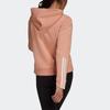 adidas Jackets Women's Pink Hooded Moderate Mock Two Piece H07804