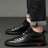 Fashion Retro Genuine Leather Men's Shoes New Winter Men Boots Brand High Quality Keep Warm Handmade Black All-match Sneakers for Men