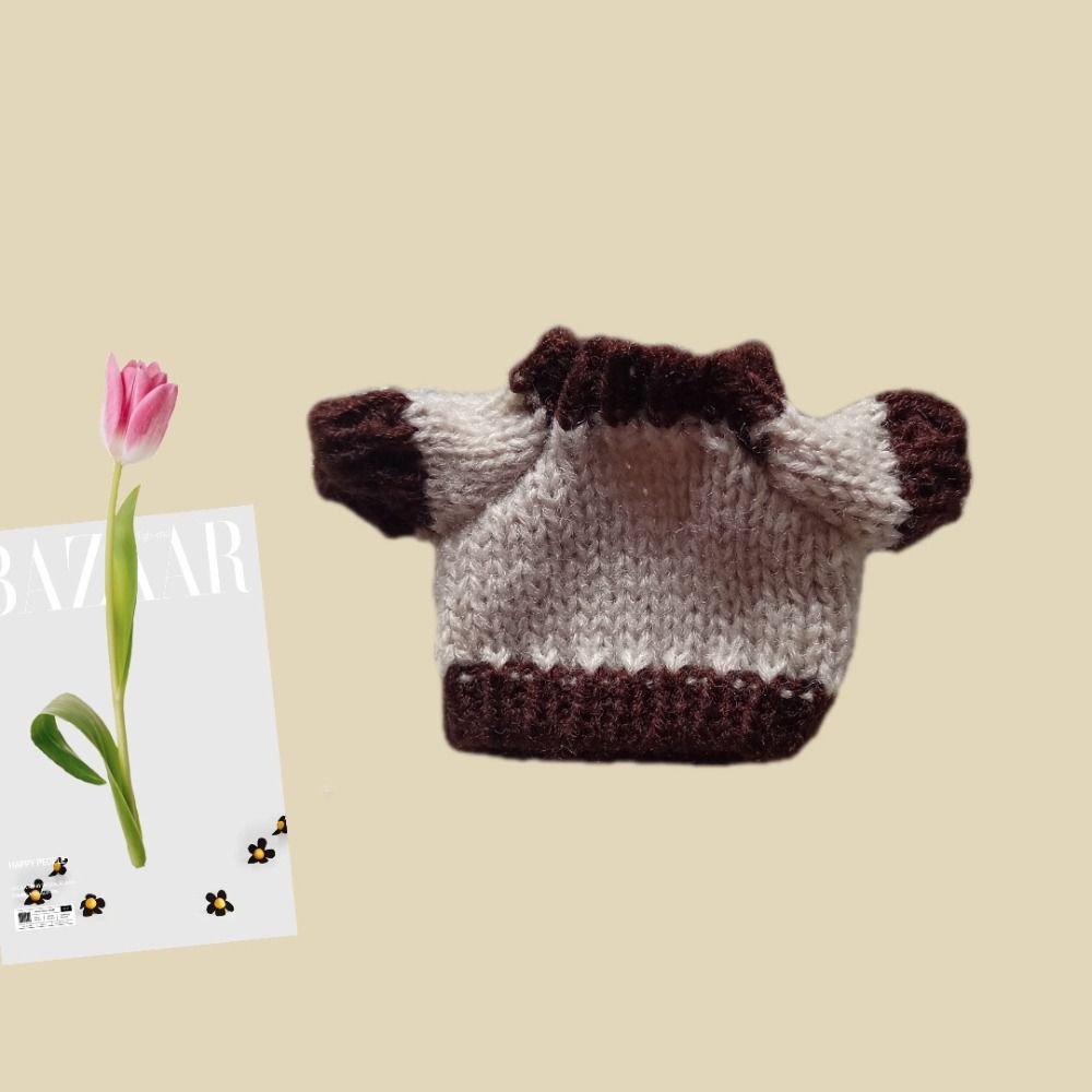 Fashion Knitted Coat High Necked Warm Tops Doll Sweaters  for 10cm Cotton Doll/for Idol Dolls
