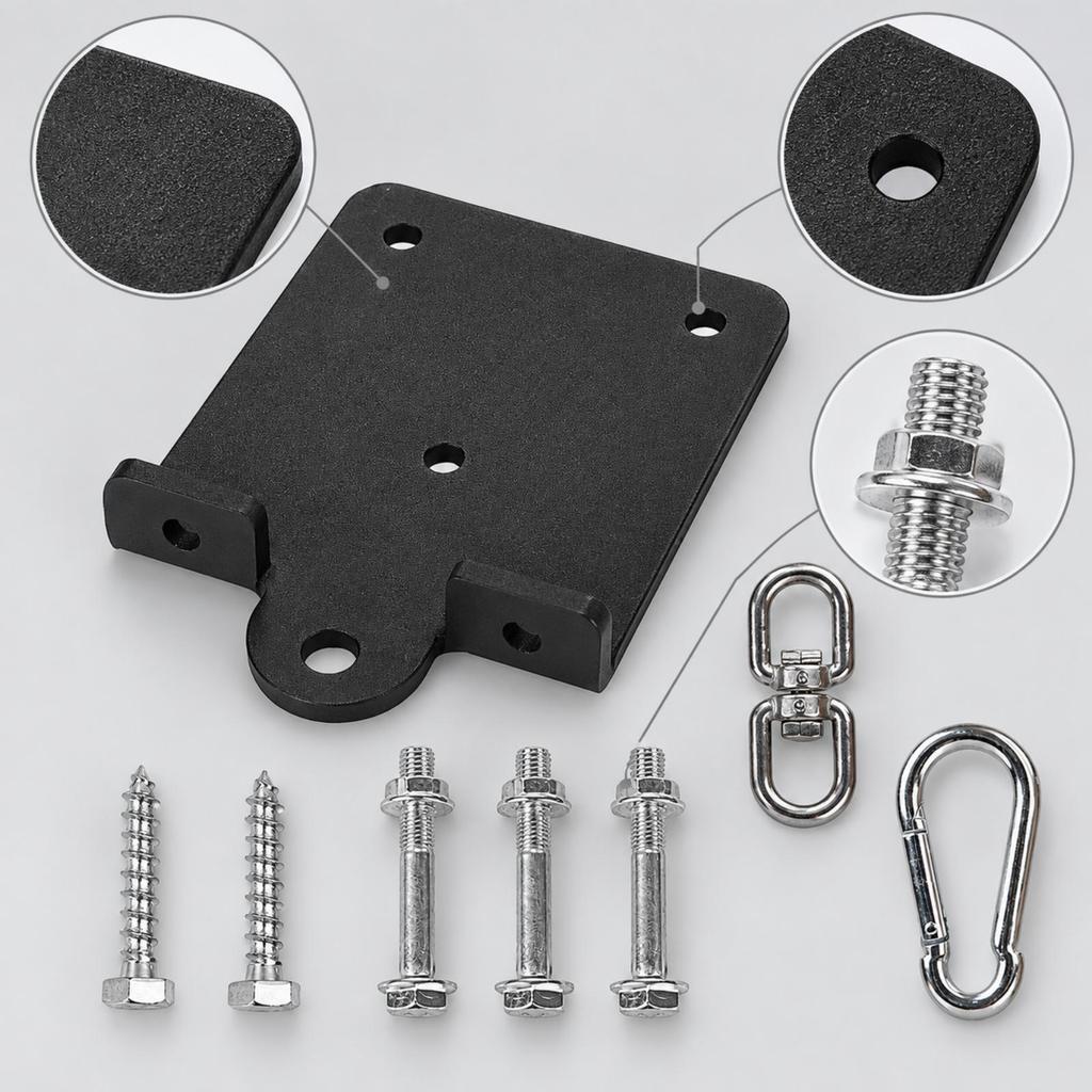 Punching Bag Bracket with Rotating Joint Training Holder Swivel Sturdy for Fighting Arts