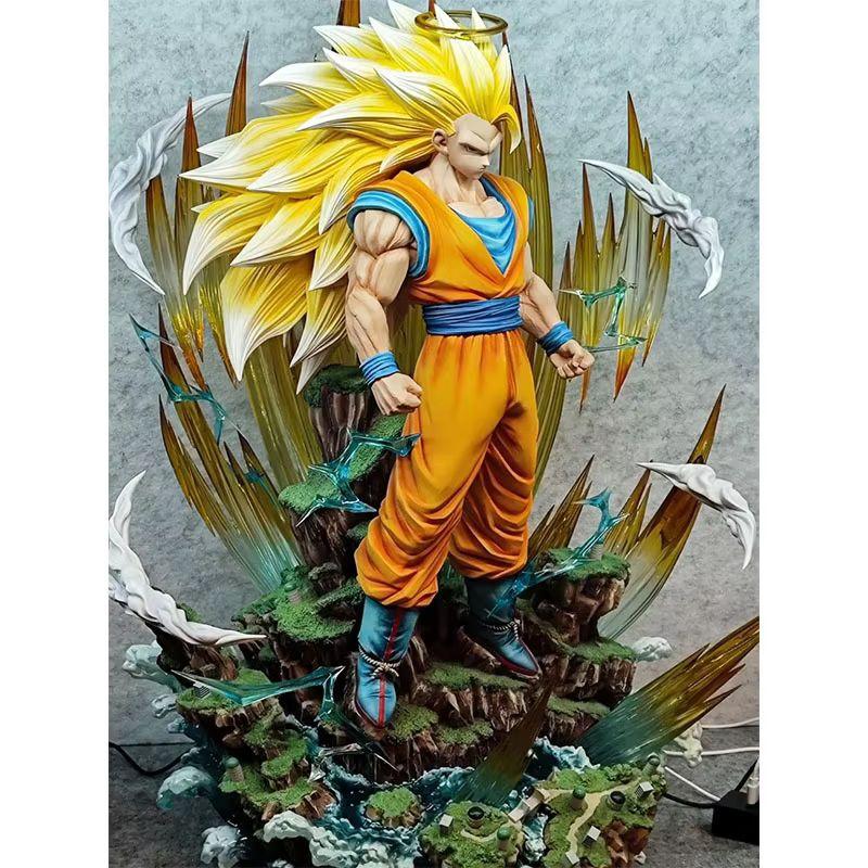 

Dragon Ball 42cm Z Son Goku Ssj3 Figure Super Saiyan 3 Goku Action Figures Gk Statue Collection Model Toys For Children Gifts