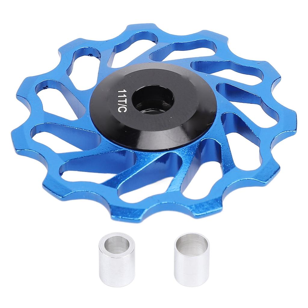 Bike Ceramic Bearing Pulley Wheel Aluminum Alloy Smoothly Rotation 11T Ceramic Bearing Wheel Pulley