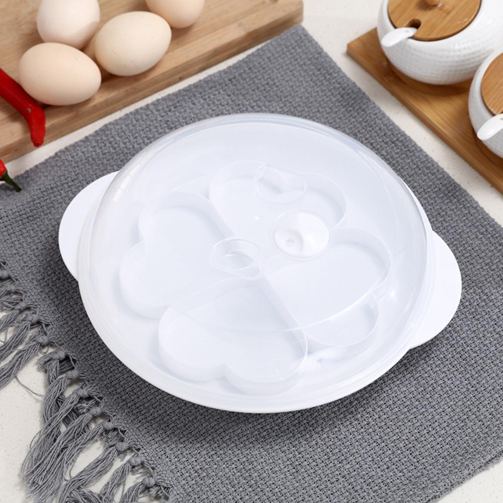 Kitchen Cooking Mold Microwave Egg Cooker Food Grades Plastic Egg Fryer Breakfast Preparation