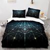 Colorful Geometric Duvet Cover Set Psychedelic Swirl Bedding Set King Queen For Kids Adults Room Microfiber Abstract Quilt Cover