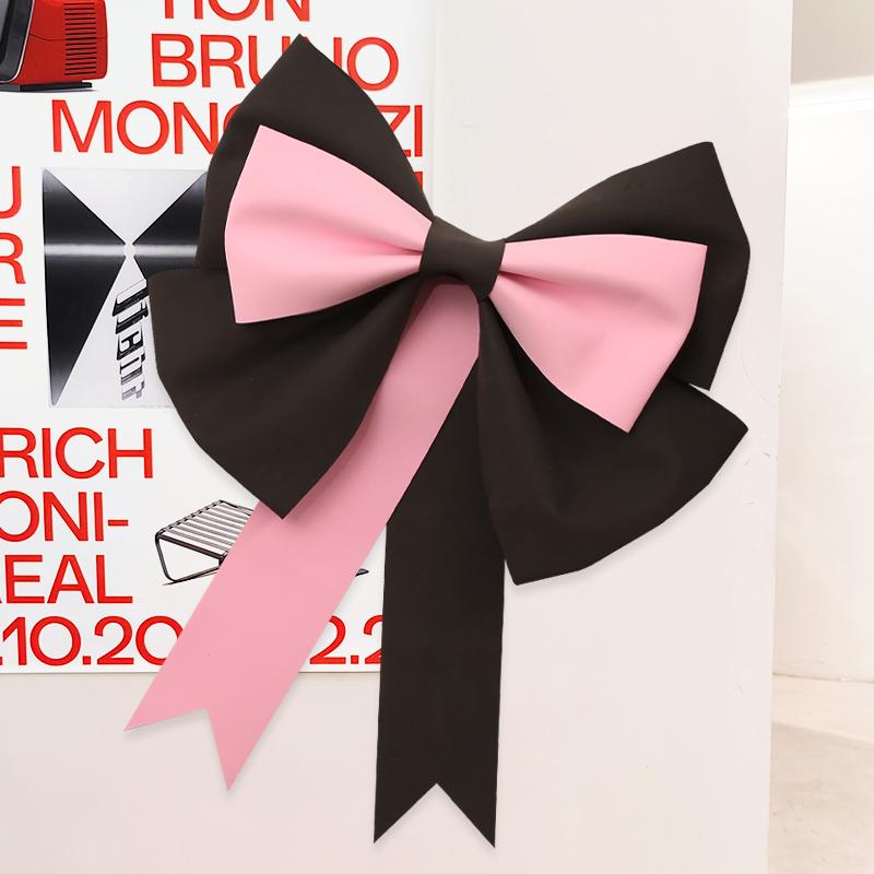 Giant Pink Bow Decoration for Birthday or Wedding Room Setup