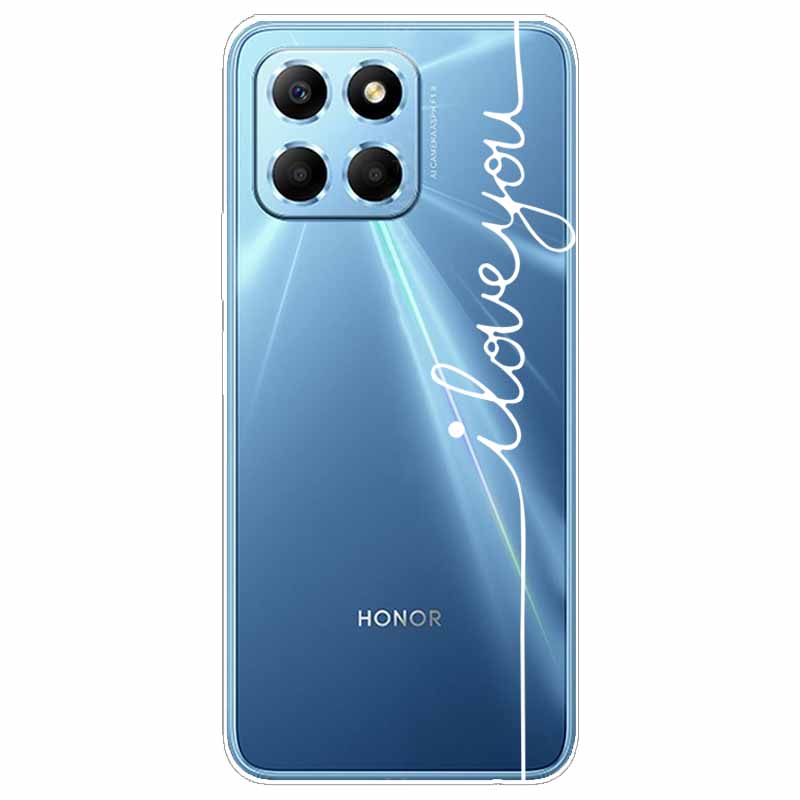 For Honor X6 Case HonorX6S Transparent Soft TPU Silicon Phone Cover For Huawei Honor X6S 2022 Case 6.5 Inche VNE-LX1 Clear Funda