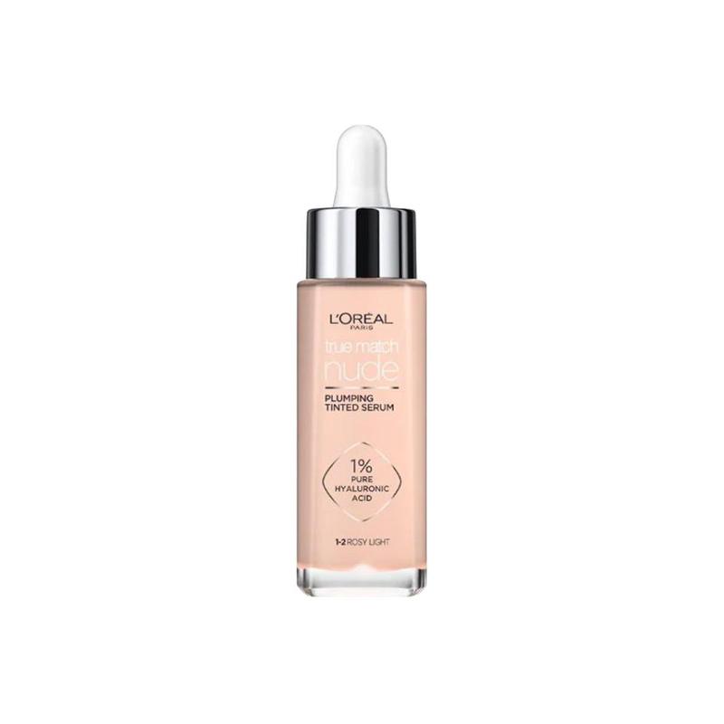 Loreal Paris Тональная основа Натуральная Увлажняющая Консилер Nude Питательная Эссенция Тональная основа-1-2 Розовый 30 мл розовый