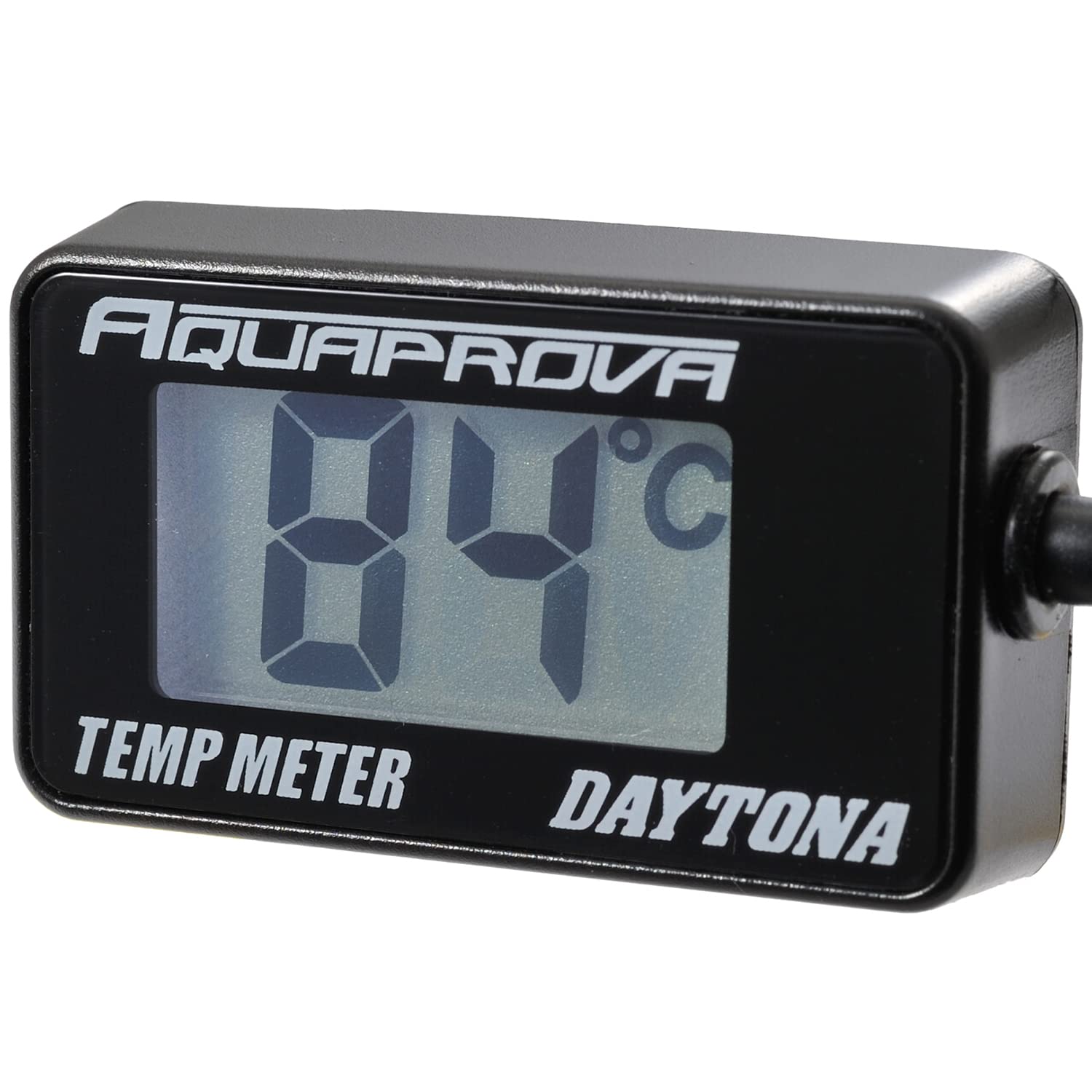 

Daytona AQUAPROVA Motorcycle Oil/Water Temperature Gauge, Digital, Waterproof, Backlit, Compact, Oil Temp Meter 96583