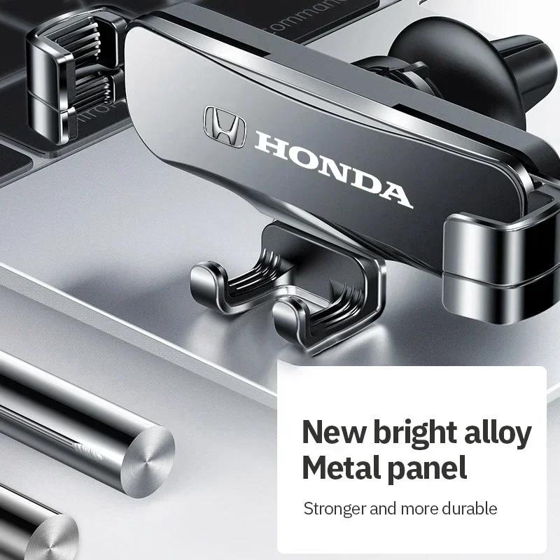 zqfdr10 for Honda TYPER Civic XR-V HR-V Accord Car Mobile Phone Holder Air Vent Mount Gravity Bracket Stand Auto Modified Accessories