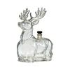 Hirsch Whiskey Glasflasche 120ml Rentier Whiskey Glasflasche Likör Dekanter Heimdeko für Männer Weihnachten Geburtstagsfeier