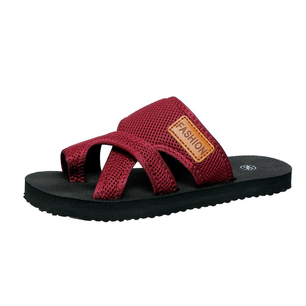 Zehensandalen mit Clip Einfarbig Fischmaul Komfort Lässig Peeptoe-Slipper Zum Hineinschlüpfen Urlaub Ferien Outdoor Strandschuhe