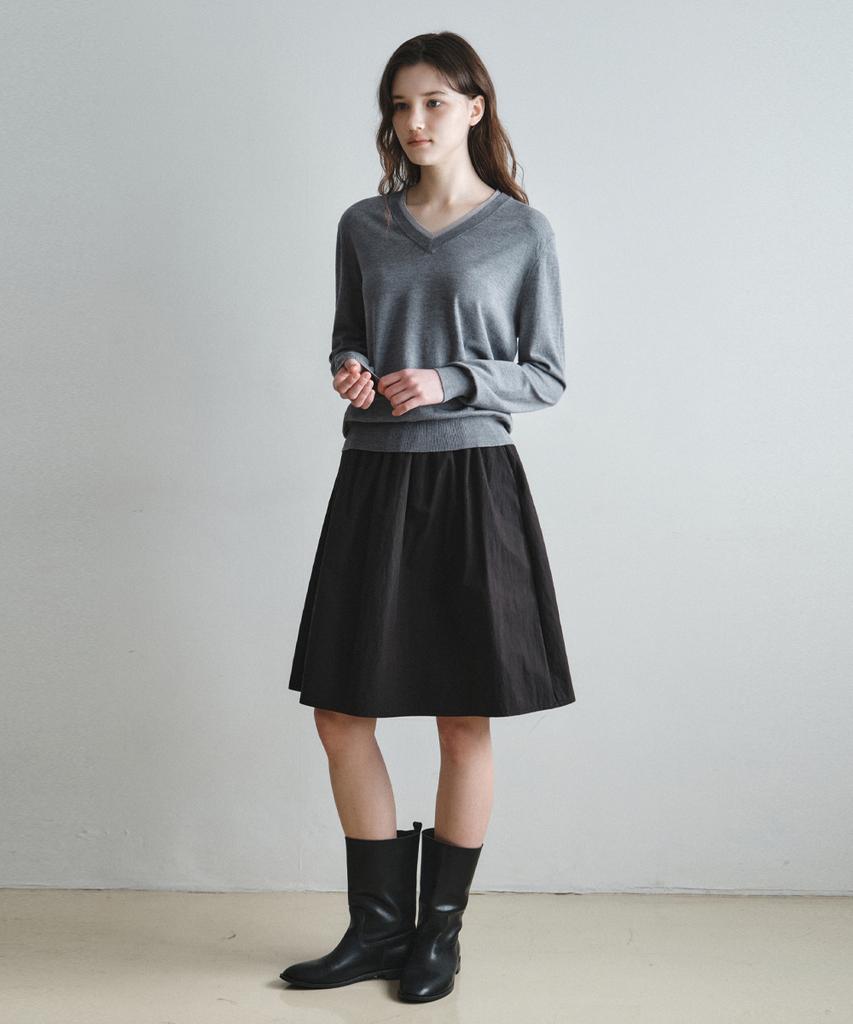 Wednesday Oasis For Woman Mori Flare Skirt_Black(W26Sk01)