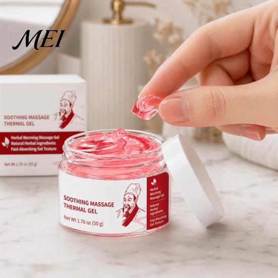 Soothing Massage Cream 1/2Pcs Body Thermal Gel, Natural Herbal Deep Tissue Cream, Firming & Smoothing Skin Moisturizer Nourishing Gel