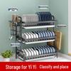 Nordic Foldable 3-Tier Carbon Steel Kitchen Dish Drying Rack