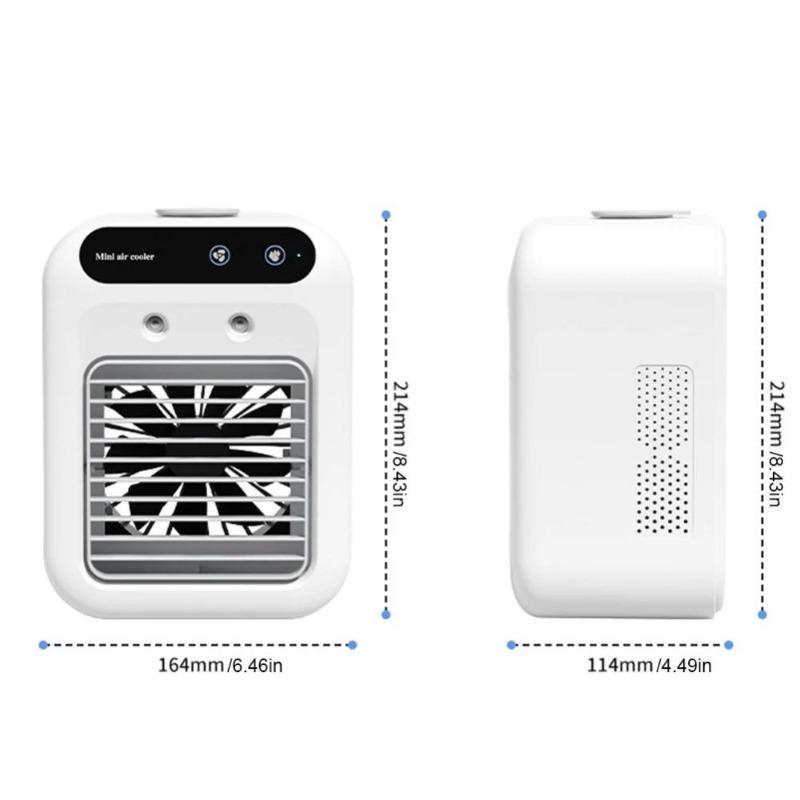 Portable Air Conditioner Fan Mini Evaporative Air Cooler with Humidifier Air Cooling Fan Quiet for Home Office Bedroom Use