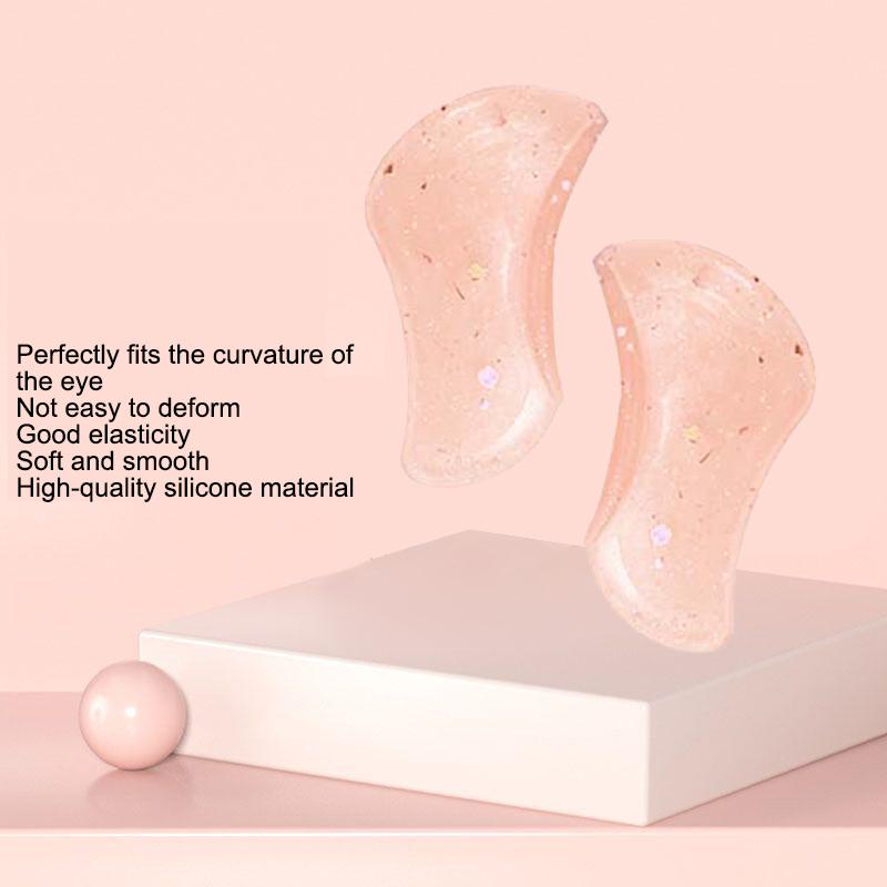 1 paio di cuscinetti per permanente ciglia inferiori, bacchette per ciglia, scudo per sollevamento, piegaciglia in silicone 3D, strumento per innesto, applicatore per ciglia