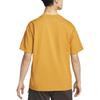 Nike Logo Print Crew Neck Short Sleeve T-Shirt Men Tops Yellow DR7756-727