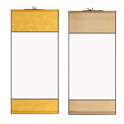 Ideastore Hanging Blank Set of 2 Scroll, Plain, Mounted, Calligraphy, Scroll, Gasenshi, Paper,