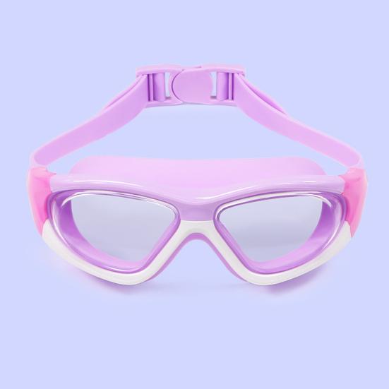 Kids Swim Goggles Adjustable Soft Silicone Clear View Pool Goggles for Sandbeach