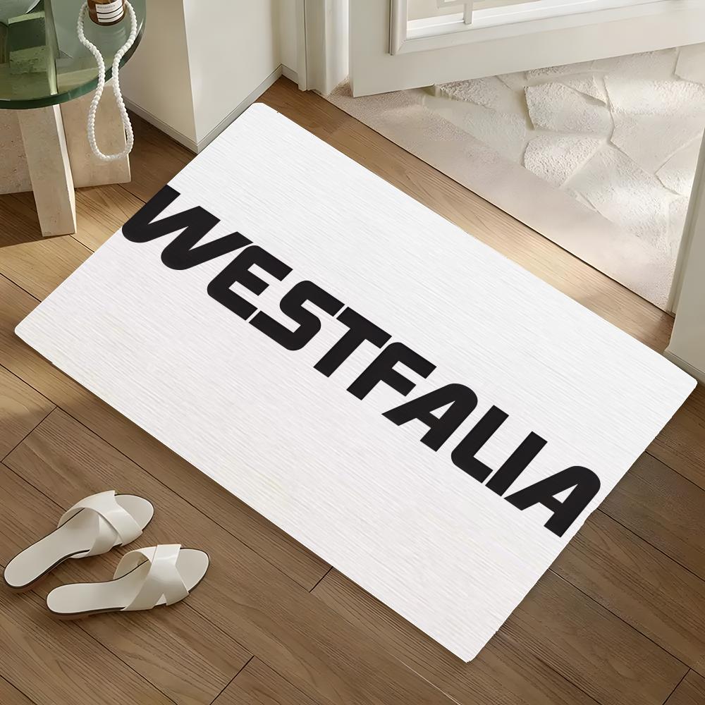 Tapis de sol W-Westfalia Tapis de sol Flanelle douillette Doux Épais Antidérapant Pour salon chambre cuisine Décor Tapis 50X80cm