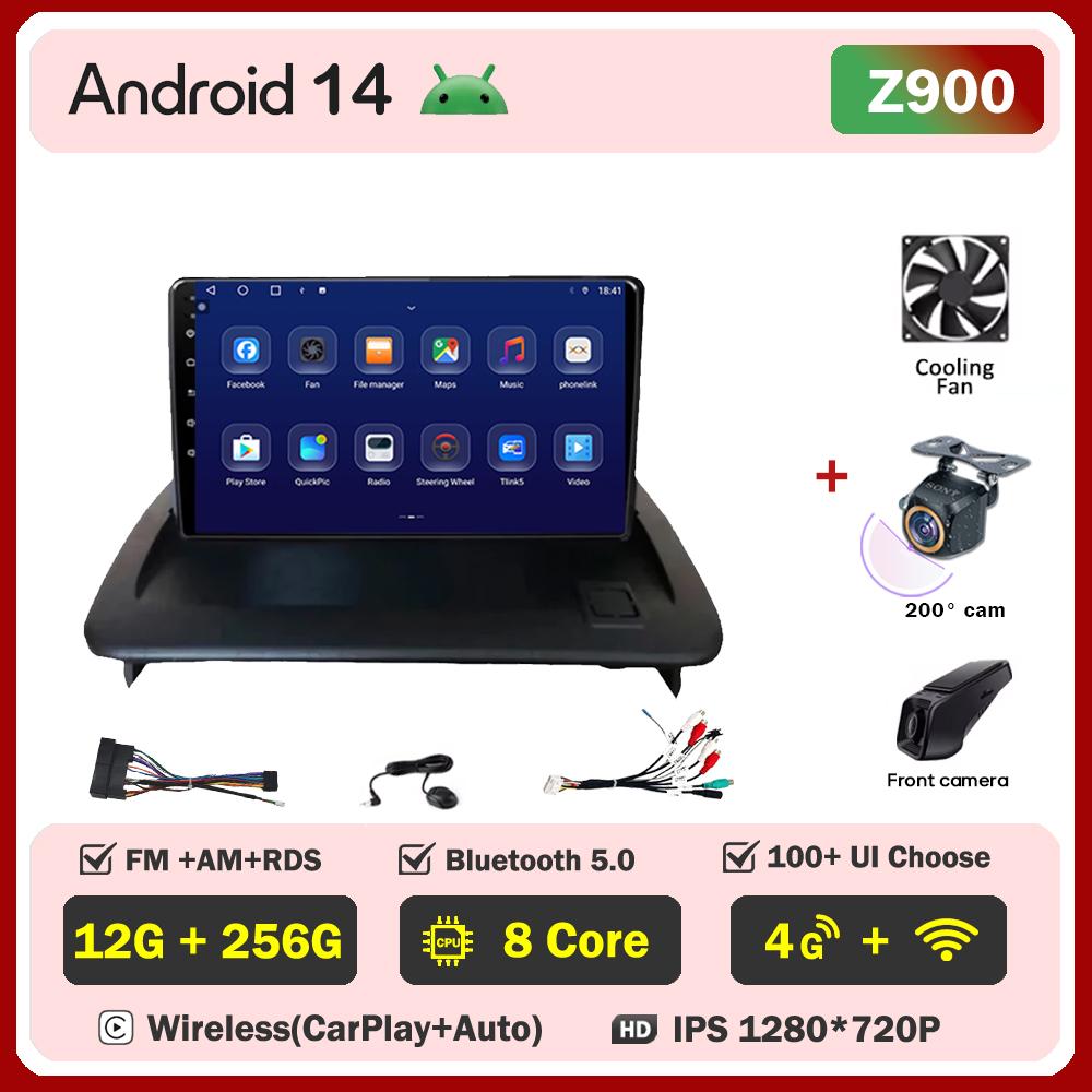 For VOLVO C30 S40 C70 2006 - 2012 Android 14 Car Radio Player GPS Navigation Touch Screen Smart Car Systems Mirror Link 5G Wifi