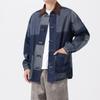 Spring and Autumn Men's New Loose Lar Retro Chinese Style Denim Jacket