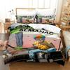 3D Printed Band Gorillaz Anime Duvet Cover Pillowcase Bedding Set Adult Boy Girl Bedroom Decoration Twin Full Queen King Size