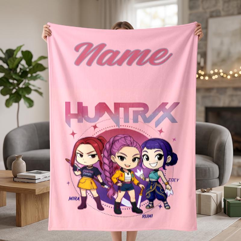 HUNTRIX Custom Flanellen Dekens Zacht Warm Gezellig Plaids voor Huisdecoratie Vakantiecadeaus