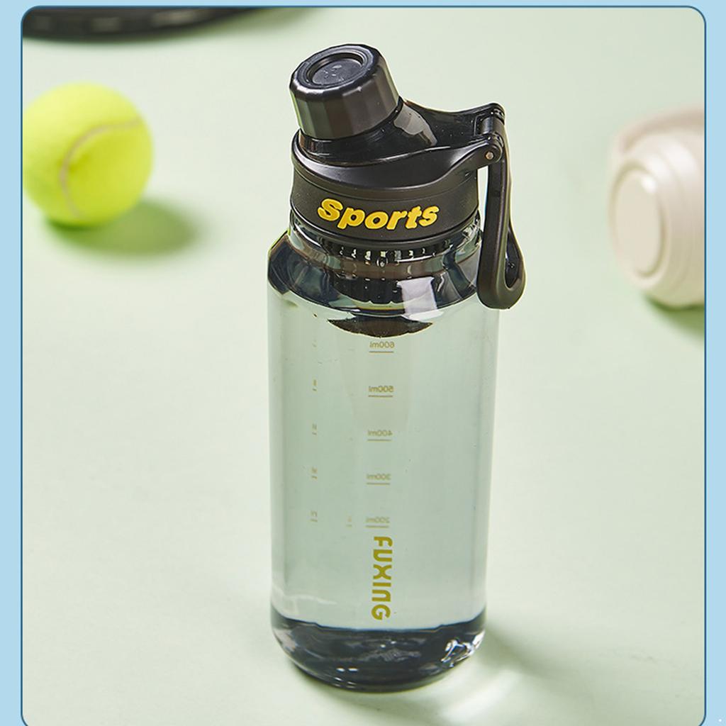 1 Liter Reusable Sports Water Bottle with Easy Flip Spout and Carry Loop for Outdoor Hiking Gym Camping Office