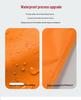 Orange Reflective Double-Layer Trench Coat for Sanitation Workers - Thickened Fire Protection Raincoat Set