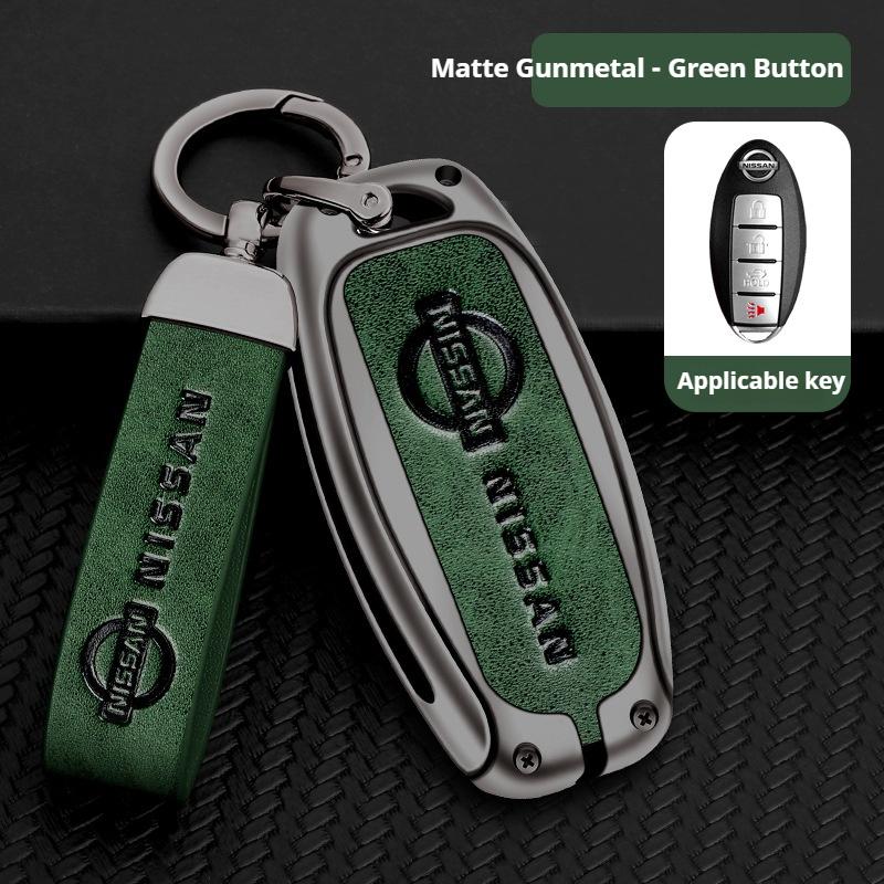 

Zinc Alloy Leather Car Key Cover Case Nissan Qashqai Juke X-Trail Patrol Note Leaf Altima Maxima Murano Tiida Teana Rogue Sentra