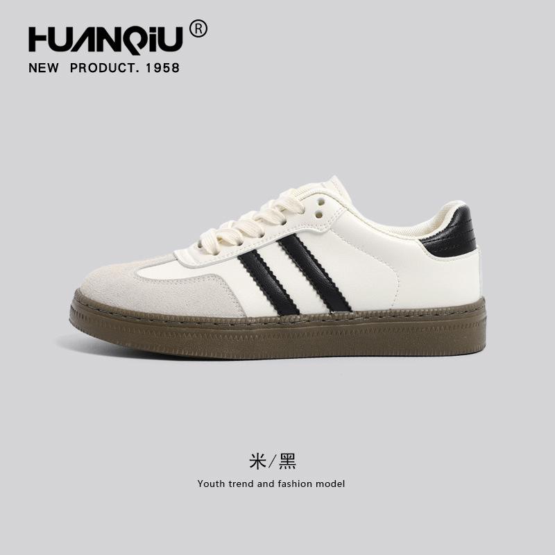 Global German training shoes women's spring new shoes versatile casual canvas shoes niche retro sports board