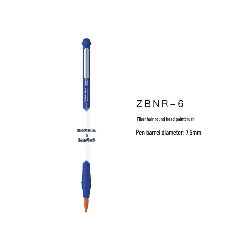 Pentel/Paidong Bristle Paintbrush Pen: Round & Flat Head, No Splitting
