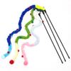 Funny Kitten Cat Teaser Interactive Toy Rod with Bell and Toys for Cats Teaser Interactive Toy Rod Pet Cats Toys Stick