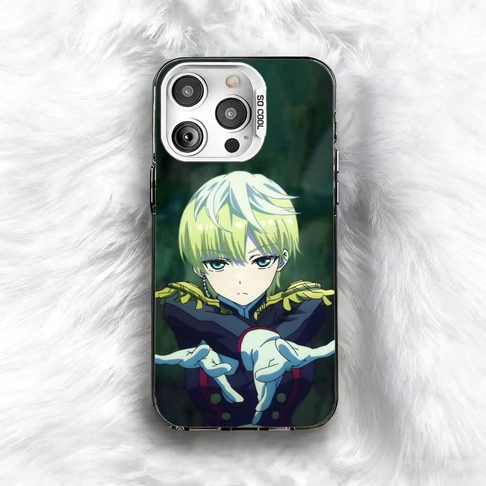 

C-Chained Soldier Tenka Izumo Phone Case For iPhone 16 17 15 14 12 13 Pro Max Black Color Shockproof Cover iPhone16