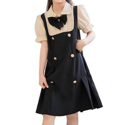 Overalls und Kurze Lagenformelle Größen Perfekt für den Alltags-Eingang und und Herbst YY-Natuhi Mädchenkleid, Rock, Ärmel, Look, Schleife, Tunika,