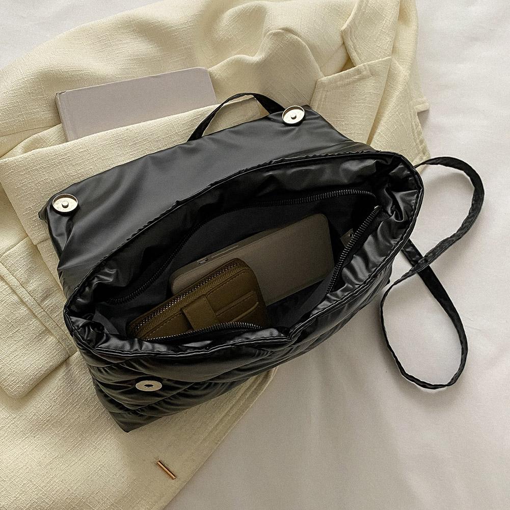 Women Winter Tote Bag Mobile Space Glossy Female Down Bags Cotton-Padded Jacket Shoulder Handbag Cheap Items 2023 Christmas Bags