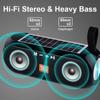 Solar Radio FM Radio MP3 Outdoor Portable Wireless Bluetooth Speaker Music Sound Box Subwoofer Bass Aux Hifi Stereo Mp3